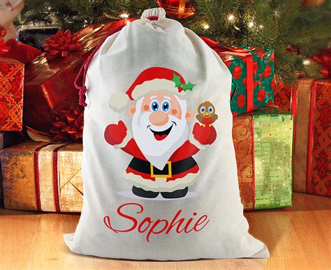 3 x Personalised Kids' Santa Sacks | Mumgo.com.au