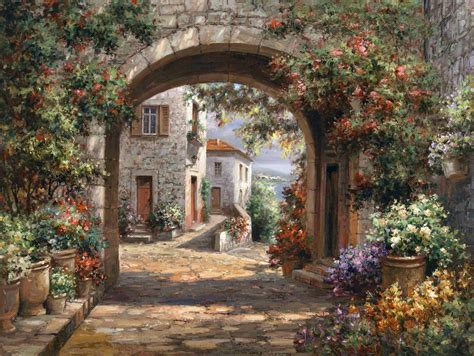 Explore gallery of Tuscan Italian Canvas Wall Art (12 of 15) | Tuscan art, Italy painting ...