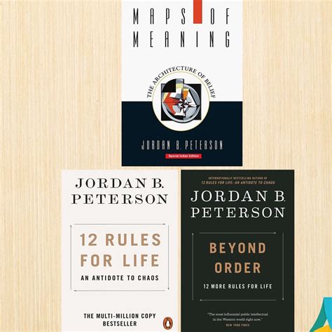 Book 12 Rules of Life/Beyond Order/Maps of Meaning by Jordan B. Peterson in English A5 Size Soft ...