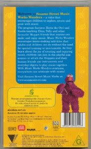 SESAME STREET - Music Works Wonders, ABC VHS Video | eBay