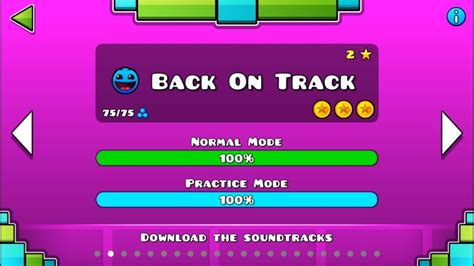 Geometry Dash - Back On Track *(All Coins) - YouTube