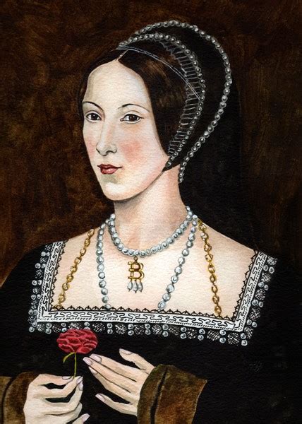 Anne Boleyn Rose Portrait by Mark Satchwill | ArtWanted.com | Anne ...