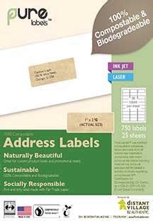 Compost friendly Address Labels are here! Seriously eco-friendly adhesive labels from Pure ...