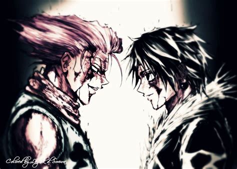 Hunter x Hunter - Hisoka vs Chrollo - I want this animated so bad ...