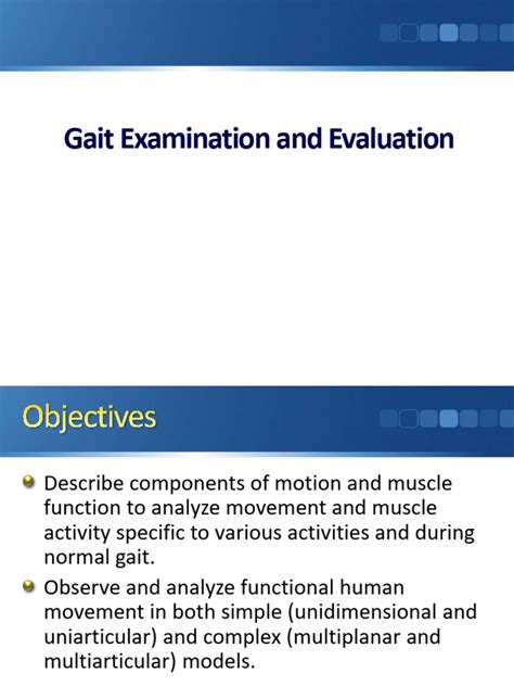 Normal Gait | PDF