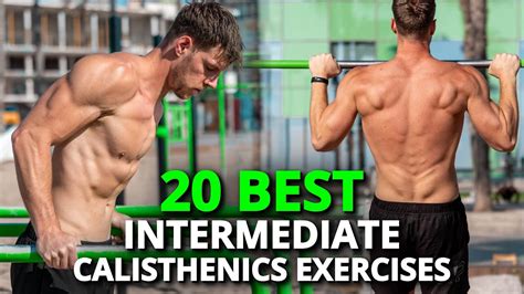 20 Best Intermediate Calisthenics Exercises | + Workout Plan - YouTube