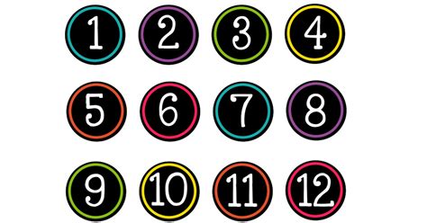 Number Circles.pdf | Teaching schools, Resource classroom, Classroom jobs