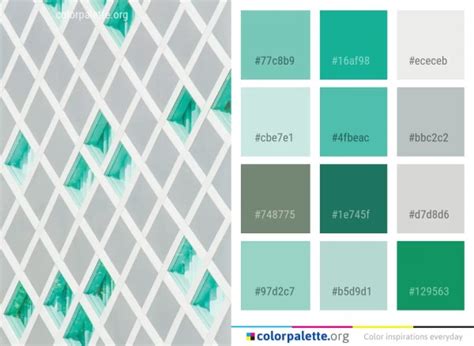 Aqua Turquoise Azure Color Palette | colorpalette.org