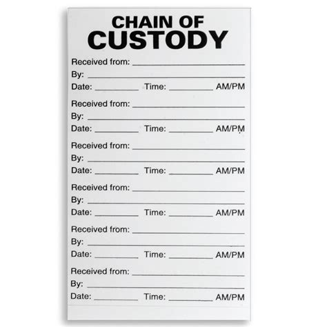 Chain of Custody (CoC) | The Basics | TERIS