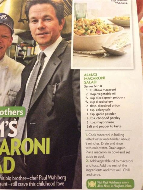 Alma's Macaroni Salad Recipe | Wahlburgers Recipes