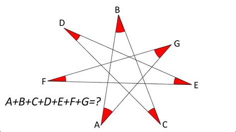 Find the sum of all angles of seven pointed star? - YouTube