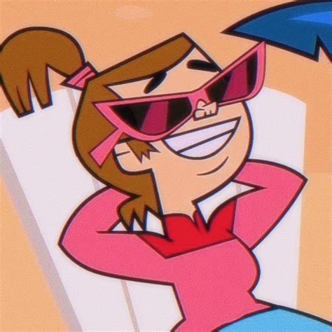 a cartoon character with sunglasses and a pink shirt on, holding her ...