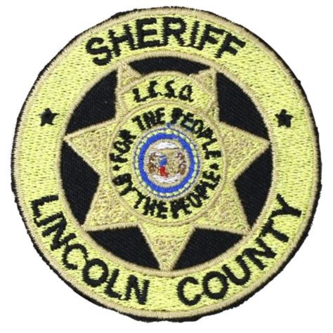 Lincoln County Sheriff – Custom Embroidered Emblems & Patches