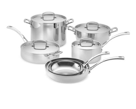Cuisinart French Classic Tri-Ply Stainless-Steel 10-Piece Cookware Set | Williams Sonoma
