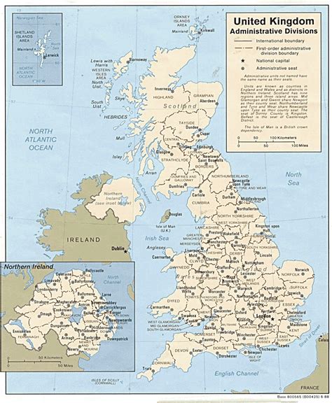 Maps of the United Kingdom | Detailed map of Great Britain in English ...