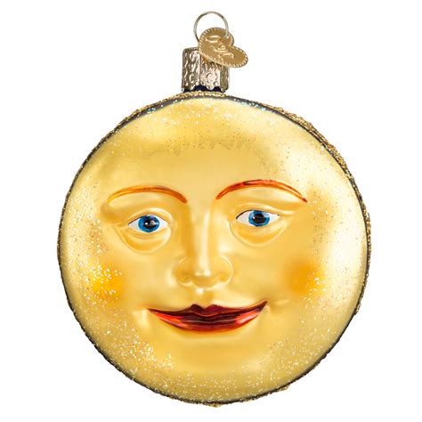 Man in the Moon Glass Ornament | Old World Christmas | Holiday Decor