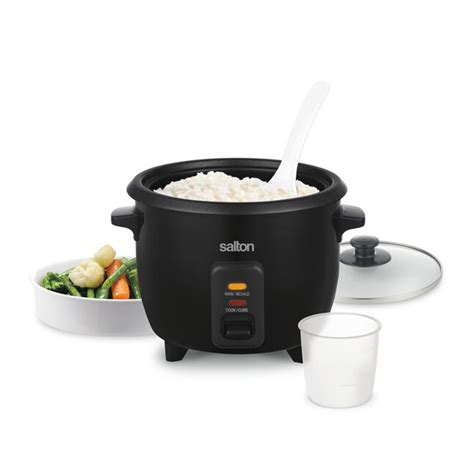 Salton 6 Cups Black Rice Cooker in the Rice Cookers department at Lowes.com