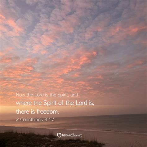 Where the Spirit of the Lord is There is Freedom - Belovedlove Inspirational Image