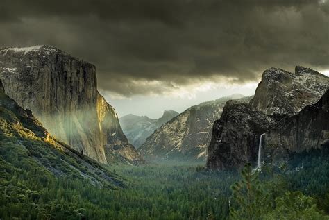 Cliff, Mountain, Valley, Landscape, Forest, Nature wallpaper | nature and landscape | Wallpaper ...