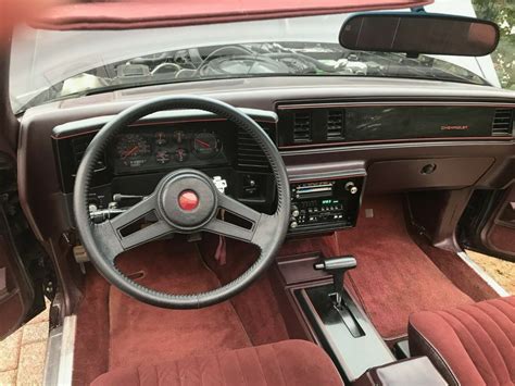 1988 Chevrolet Monte Carlo SS Interior
