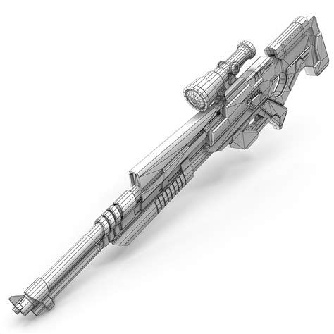 Sci-Fi Rifle 3D Model $79 - .3ds .fbx .max .obj - Free3D