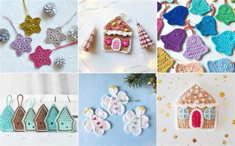 Crochet Christmas Appliques Patterns Free Zimmerman Repeatcrafterme - Hobby Habitat Hub