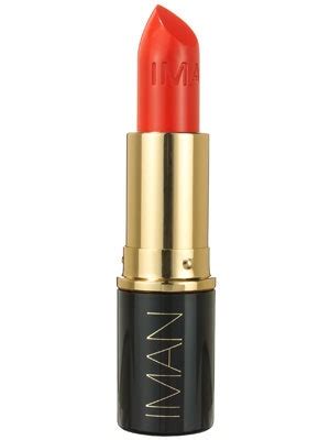 Iman Cosmetics Luxury Moisturizing Lipstick in Hot Review | Allure