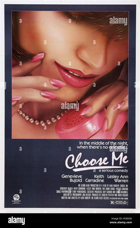 CHOOSE ME, poster art, 1984. ©Island Pictures/courtesy Everett Collection Stock Photo - Alamy