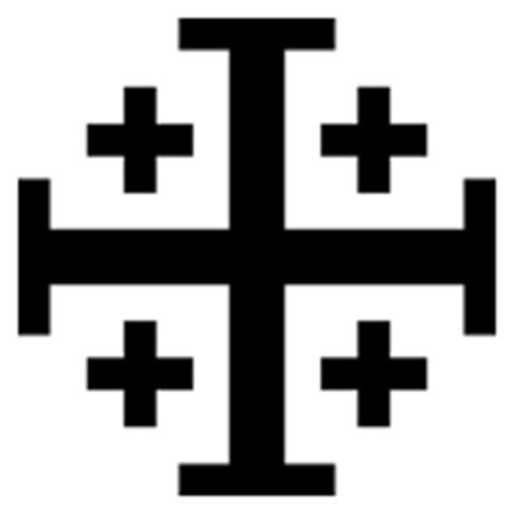cruz_jerusalem.png (170×170) | Jerusalem cross, Crusader cross, Christian symbols