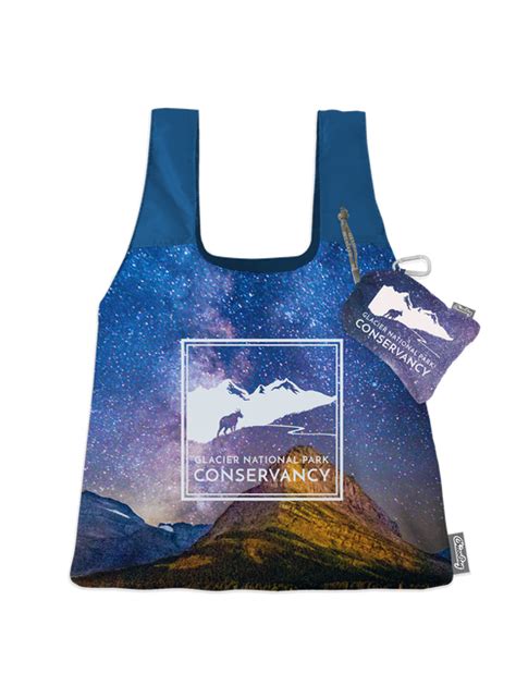 Milky Way Packable Chico Tote Bag - Glacier National Park Conservancy