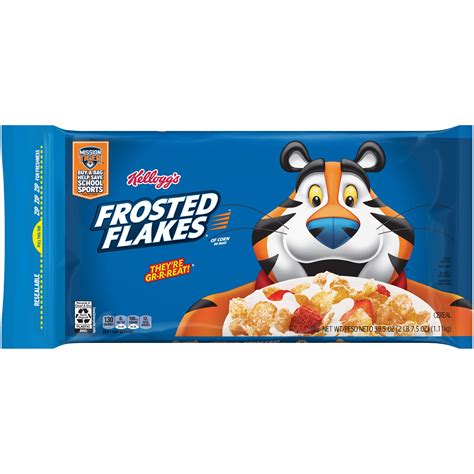 Kellogg's Frosted Flakes, Breakfast Cereal, Original, 39.5 Oz - Walmart ...