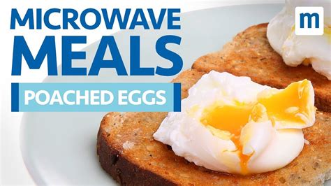 Microwave Poached Eggs in 2 Minutes Flat - YouTube