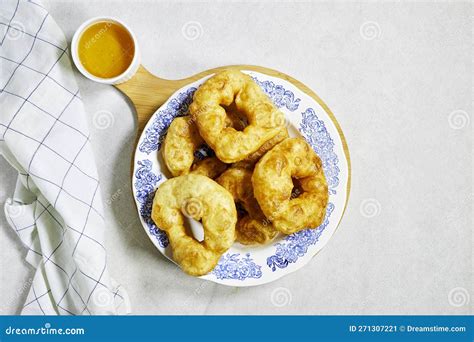 Traditional Algerian Fried Baked Donuts Or Pancake Named Sfenj With ...