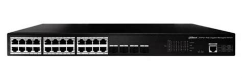 Dahua 24-Port PoE Gigabit Managed Switch (DH-PFS4428-24GT-370) - ISET UK