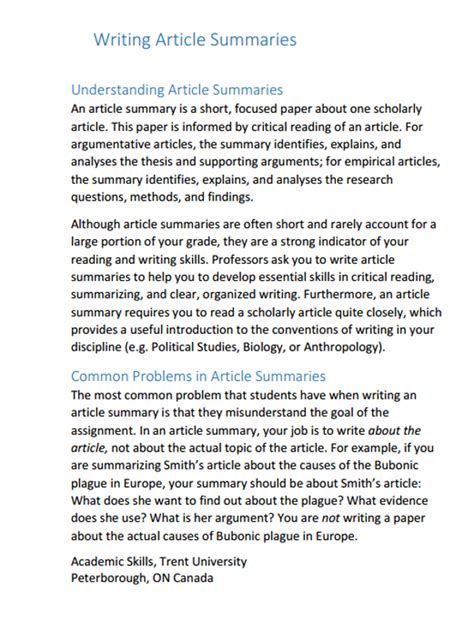 Summary Writing - 13+ Examples, Format, How to Write,Tips