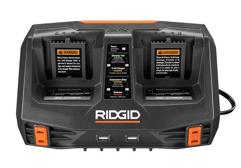 New Ridgid GenX5 18V Dual Port Charger - Tool Craze