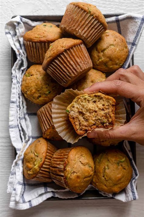 Zucchini Bread Muffins {Healthy & Easy!} - Feel Good Foodie