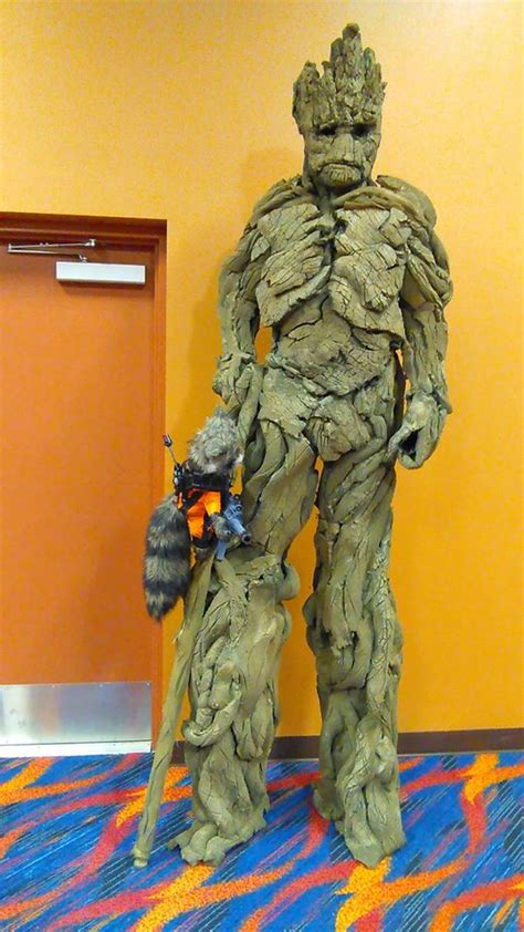 Breathtaking Groot Adult Costume - Costume Yeti