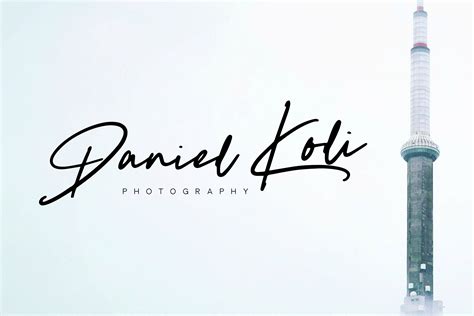 Signature logo, Initials watermark, Photography logo, Premade, Logo design, Black and white ...