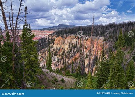 Cedar Breaks National Monument Views from Hiking Trail Near Brian Head and Cedar City, Utah ...