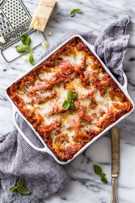Vegetarian Spinach Ricotta Lasagna | Fork in the Kitchen
