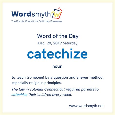 catechize