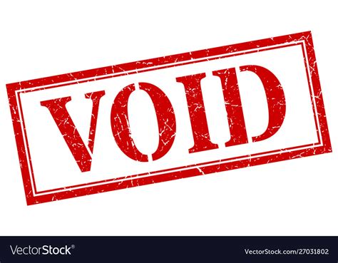 Void stamp void square grunge sign void Royalty Free Vector