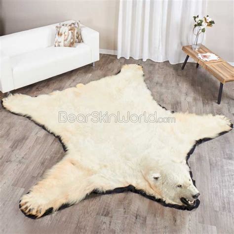 Amazing Look with Polar Bear Rugs