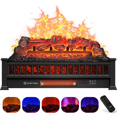 Alpaca Electric Fireplace Logs 26-Inch, Remote Controller Fireplace ...