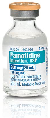 Famotidine Injection for dogs and cats.