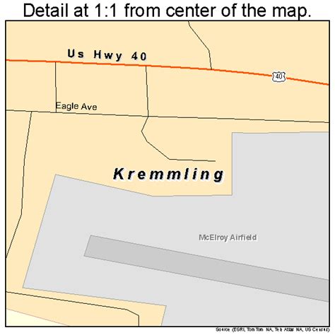 Kremmling Colorado Street Map 0841560