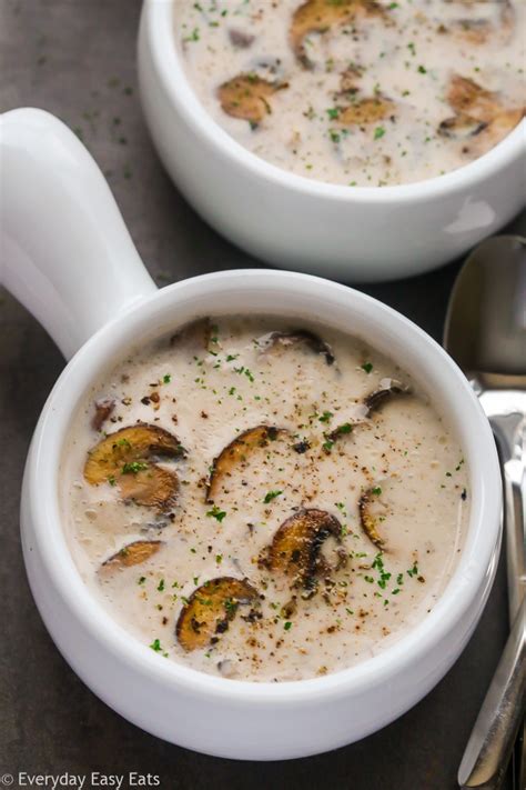 Creamy Mushroom Soup | Everyday Easy Eats