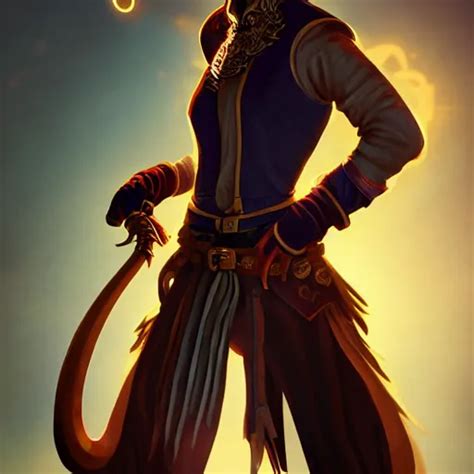 fantasy game portrait of a tiefling bard doing a cool | Stable ...