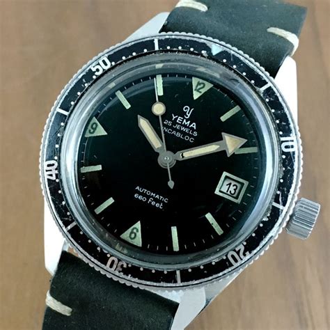 Yema Vintage Diver Automatic - 1960 Men's Watch - Catawiki